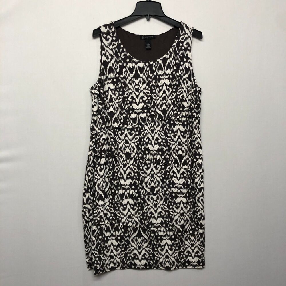 INC International Concepts Women Sleeveless Dress Size 1X Rayon Blend B325 -15
